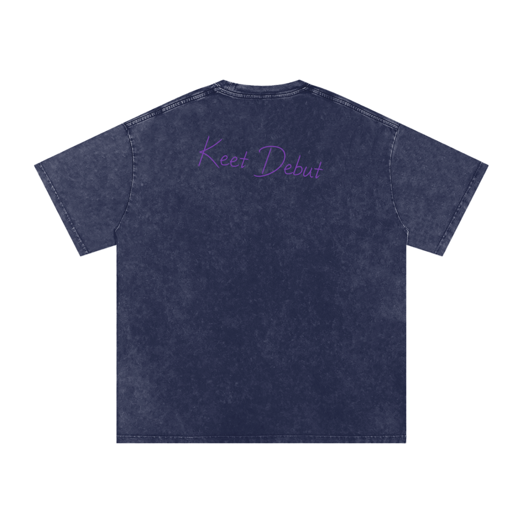 Snow Washed Oversized Cotton T-Shirt ~ Limited Edition Debut Design