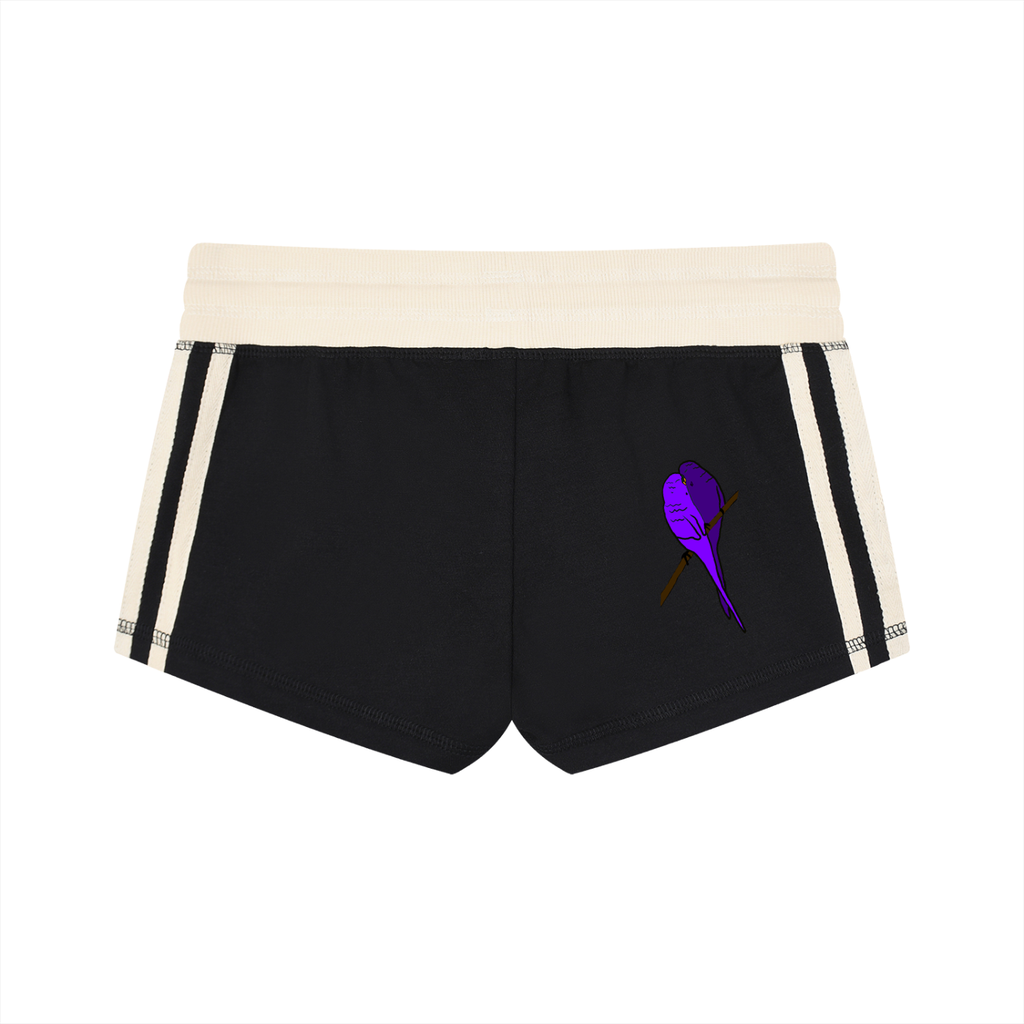 Women's Contrast Stripe Track Shorts