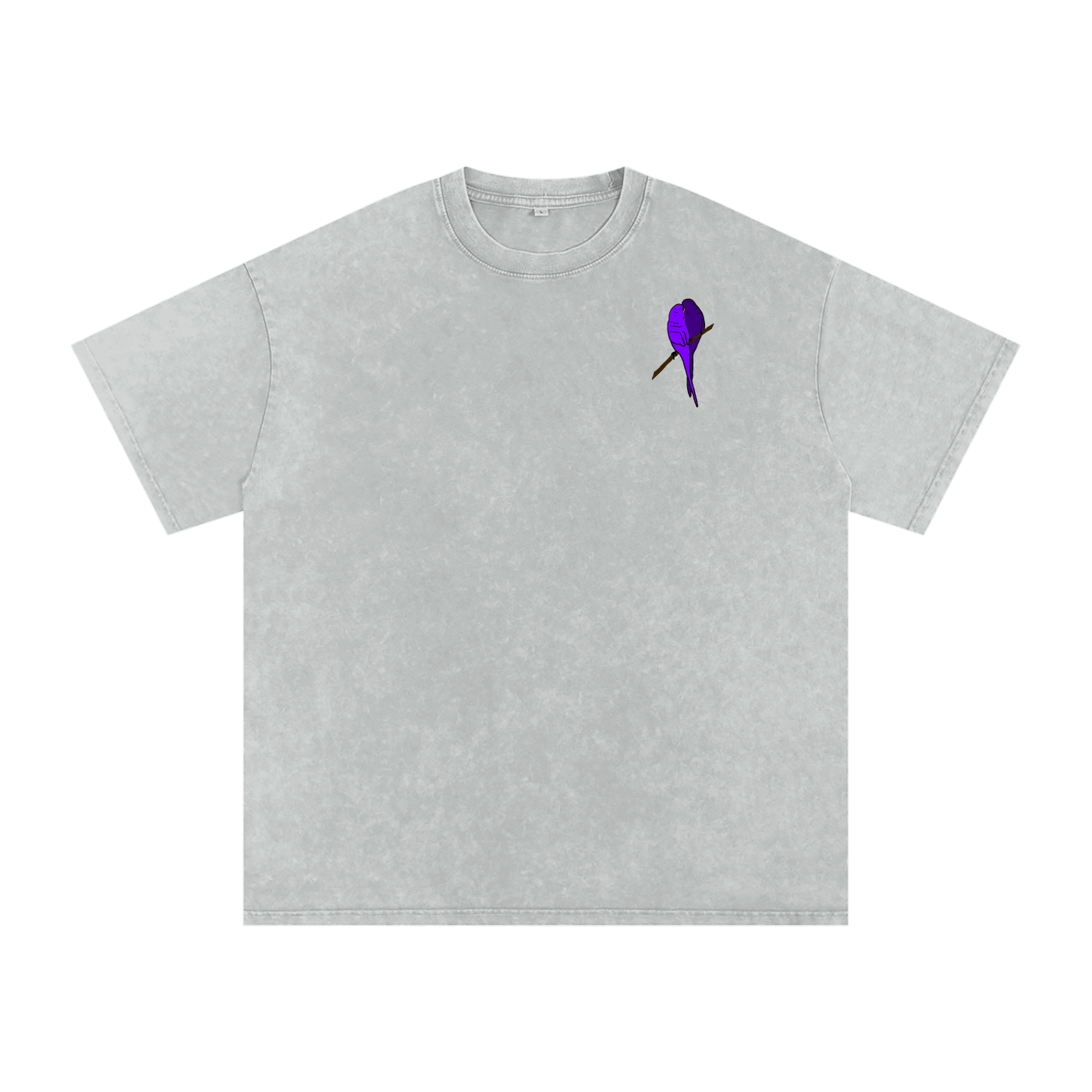 Snow Washed Oversized Cotton T-Shirt ~ Limited Edition Debut Design