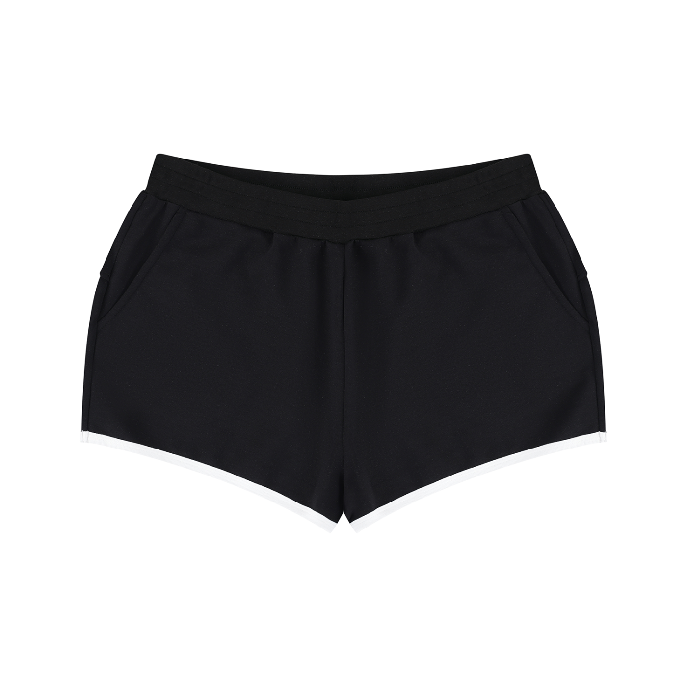 Women's Retro Contrast Binding Shorts