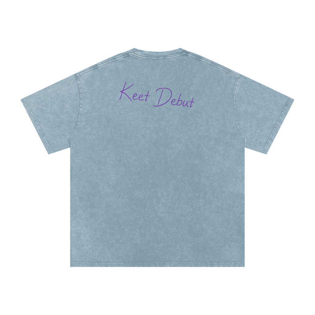 Snow Washed Oversized Cotton T-Shirt ~ Limited Edition Debut Design