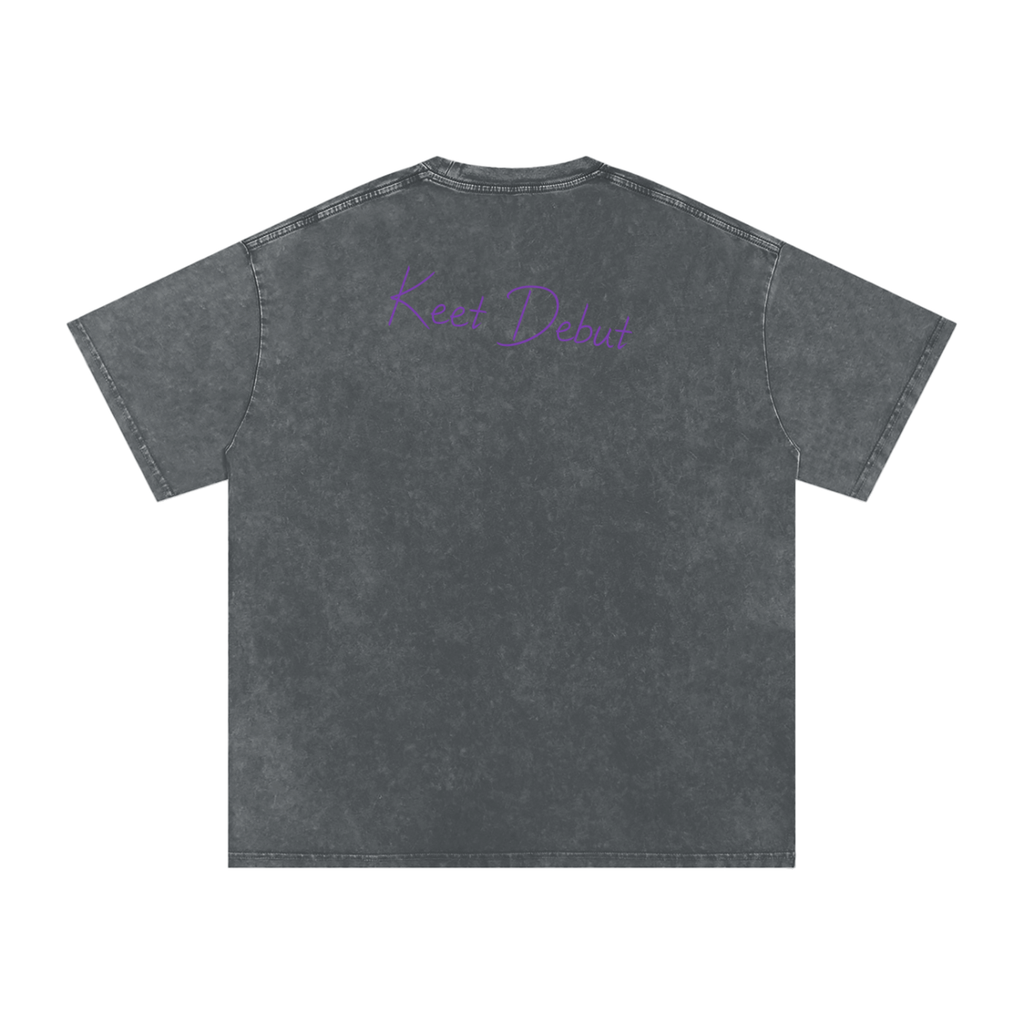 Snow Washed Oversized Cotton T-Shirt ~ Limited Edition Debut Design