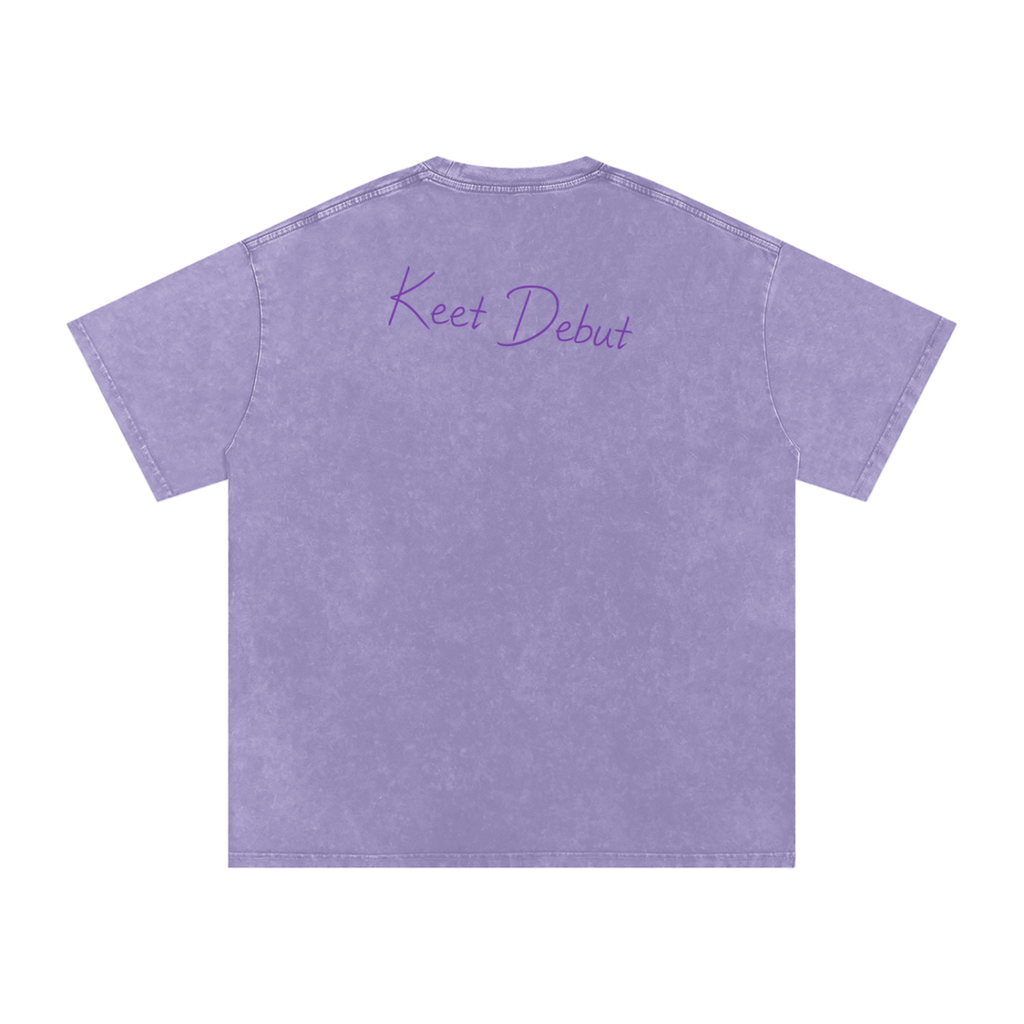 Snow Washed Oversized Cotton T-Shirt ~ Limited Edition Debut Design